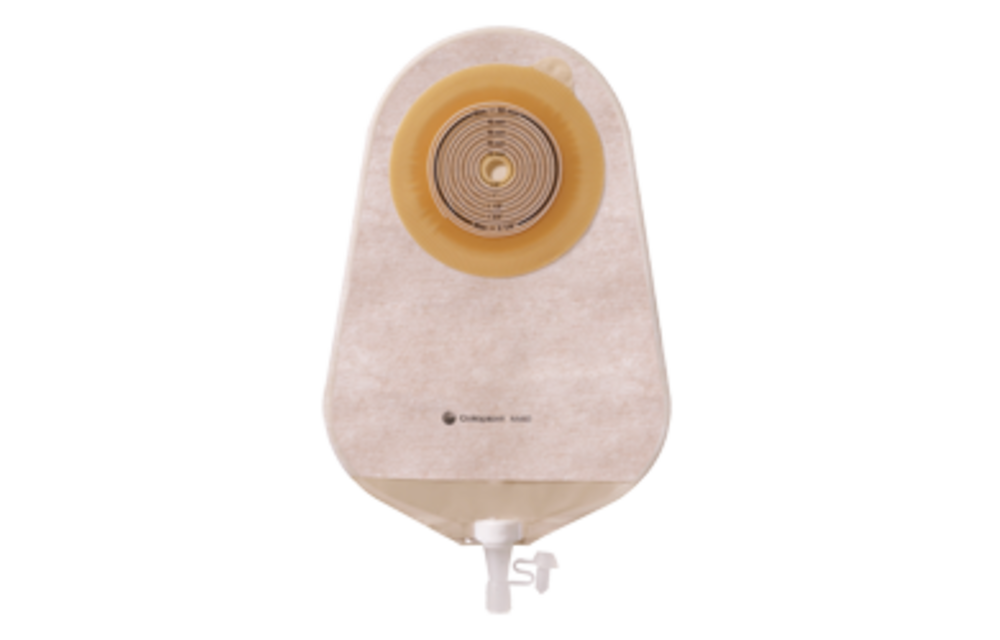 ASSURA 1-PIECE CONVEX TRANSPARENT UROSTOMY POUCH, PRE-CUT 3/4IN (18MM) BX/10