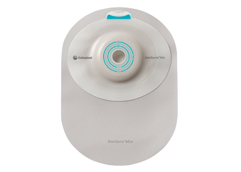 SENSURA MIO 1-PIECE CLOSED POUCH MAXI (11") SOFT CONVEX PRE-CUT 38mm (1 1/2") OPAQUE W/ WINDOW BX/10