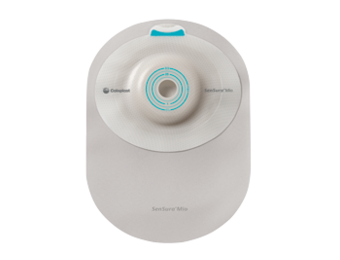 SENSURA MIO 1-PIECE CLOSED POUCH MAXI (11") SOFT CONVEX PRE-CUT 41mm (1 5/8") OPAQUE W/ WINDOW BX/10