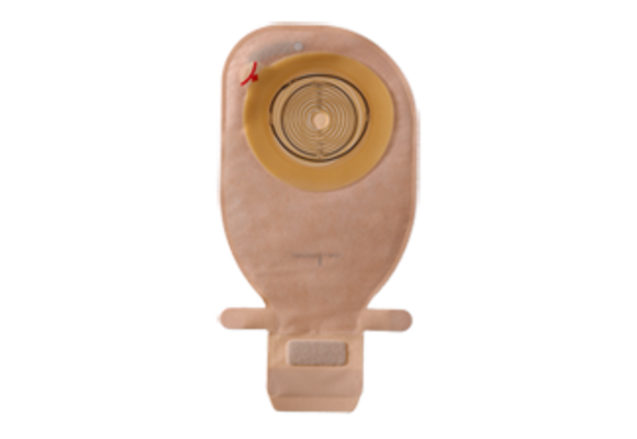 ASSURA 1-PIECE OPAQUE DRAINABLE POUCH WITH EASICLOSE, PRE-CUT 1 1/8IN (30MM) BX/10