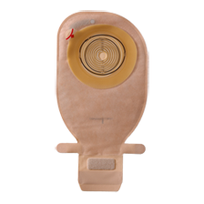 ASSURA 1-PIECE OPAQUE DRAINABLE POUCH WITH EASICLOSE, PRE-CUT 1IN (25MM) BX/10