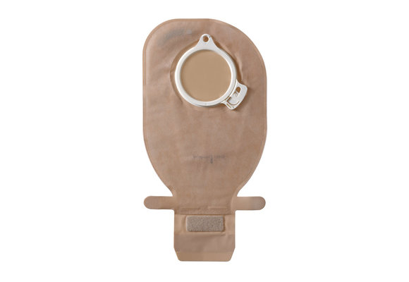 ASSURA OPAQUE DRAINABLE POUCH WITH EASICLOSE, FLANGE SIZE 2 3/8IN (60MM) BX/10