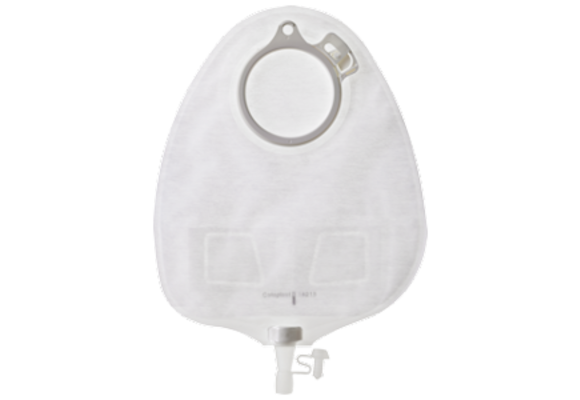 ASSURA TRANSPARENT UROSTOMY POUCH, FLANGE SIZE 2IN (50MM) BX/10