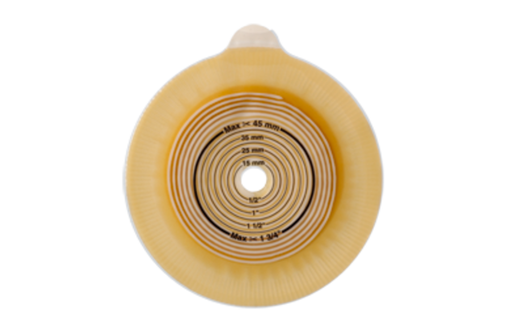 ASSURA CONVEX LIGHT SKIN BARRIER, FLANGE SIZE 2IN (50MM), PRE-CUT 1IN (25MM) BX/5