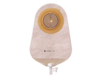 ASSURA 1-PIECE CONVEX LIGHT TRANSPARENT UROSTOMY POUCH, CUT-TO-FIT UP TO 1 3/4IN (43MM) BX/10