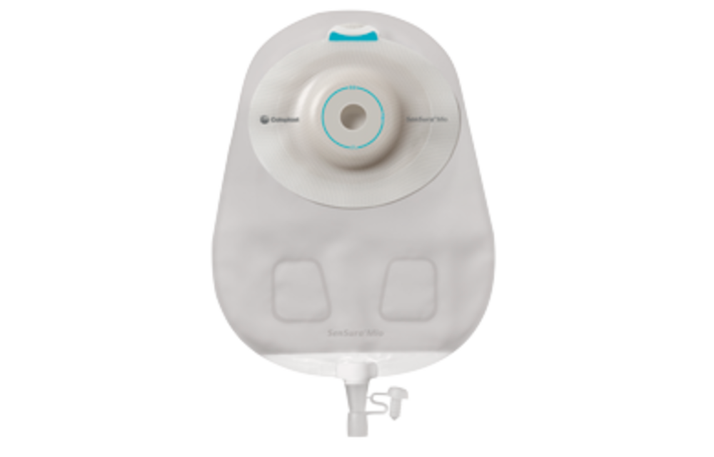 SENSURA MIO 1-PIECE DRAINABLE POUCH W/ EASICLOSE WIDE-OUTLET SOFT CONVEX CUT-TO-FIT 10-33mm (3/8" - 1 5/16") MIDI 9 1/2" NEUTRAL W/ WINDOW BX/10