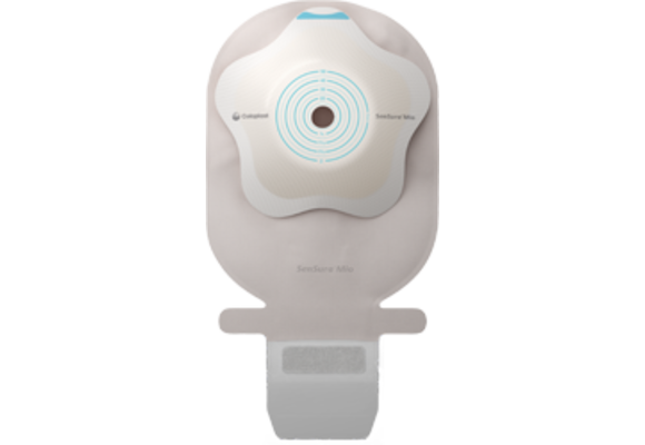 SENSURA Mio Concave 1 piece, Cut-to-fit, wide outlet, drainable, opaque with inspection window, midi, 10-50 BX/10