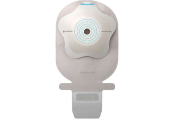 SENSURA Mio Concave 1 piece, Cut-to-fit, wide outlet, drainable, transparent, maxi, 10-50 BX/10