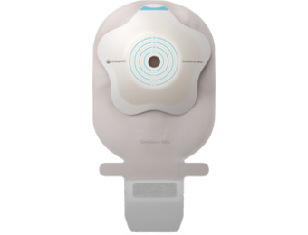 SENSURA Mio Concave 1 piece, Cut-to-fit, wide outlet, drainable, transparent, maxi, 35-50 BX/10