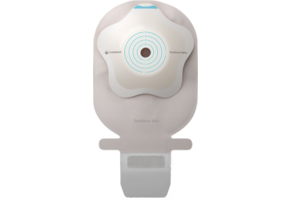 SENSURA Mio Concave 1 piece, Cut-to-fit, wide outlet, drainable, transparent, maxi, no filter, 40-60BX/10