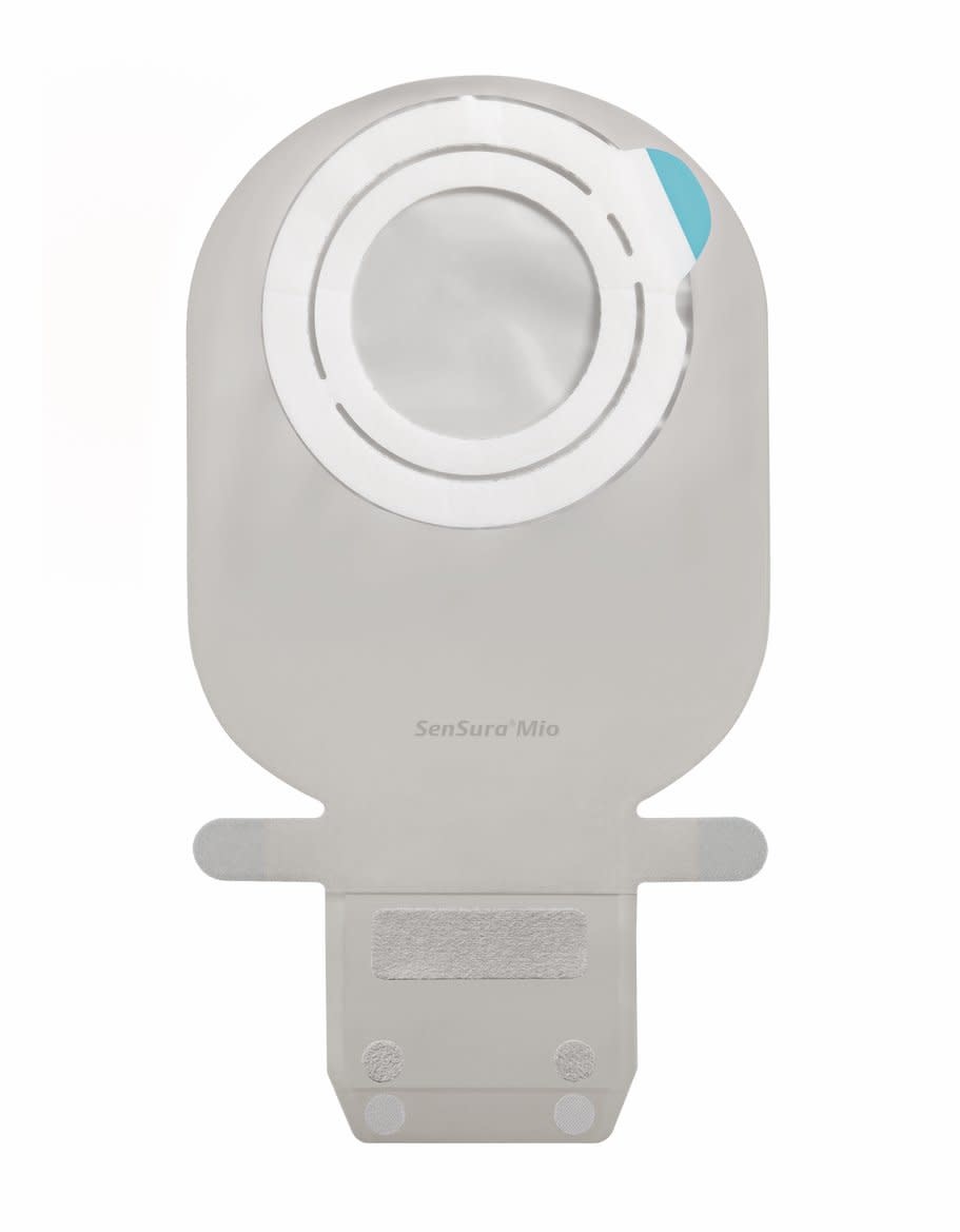 SENSURA MIO FLEX DRAINABLE POUCH W/ EASICLOSE WIDE-OUTLET 90mm (3 1/2") COUPLING SIZE TRANSPARENT MAXI BX/10