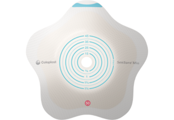 SENSURA MIO 2 PIECE CONCAVE CLICK SKIN BARRIER PRE-CUT 50MM(30-45MM) BX/5