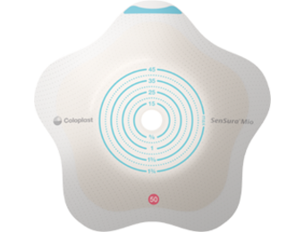 SENSURA MIO 2 PIECE CONCAVE CLICK SKIN BARRIER PRE-CUT 50MM(35-45MM) BX/5