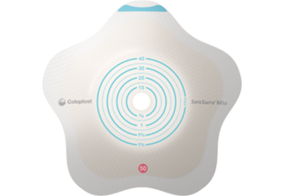 SENSURA MIO 2 PIECE CONCAVE CLICK SKIN BARRIER PRE-CUT 60MM(30-55MM) BX/5