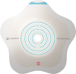 SENSURA MIO 2 PIECE CONCAVE CLICK SKIN BARRIER PRE-CUT 60MM(35-55MM) BX/5