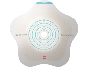 SENSURA MIO 2 PIECE CONCAVE CLICK SKIN BARRIER PRE-CUT 60MM(45-55MM) BX/5