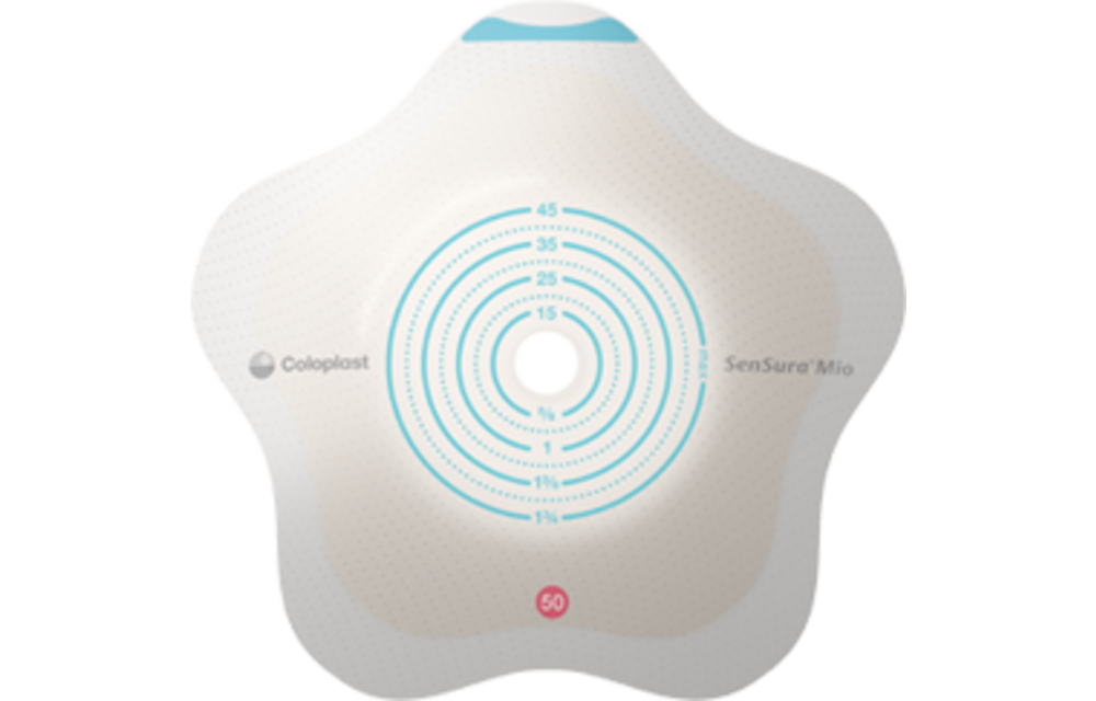 SENSURA MIO 2 PIECE CONCAVE CLICK SKIN BARRIER PRE-CUT 70MM(45-65MM) BX/5