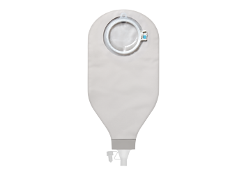 SENSURA MIO HIGH OUTPUT POUCH 2PC CLICK ,GREEN TRANSPARENT ,(40MM) BX/10