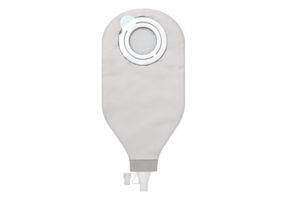 SENSURA  MIO HIGH OUTPUT POUCH 2PC FLEX YELLOW OPAQUE ,(70MM) BX/10