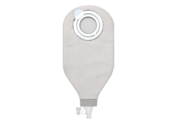 SENSURA MIO FLEX HIGH OUTPUT POUCH 1080mL TRANSPARENT 50mm (2") COUPLING SIZE SOFT OUTLET 12 1/2"L BX/10