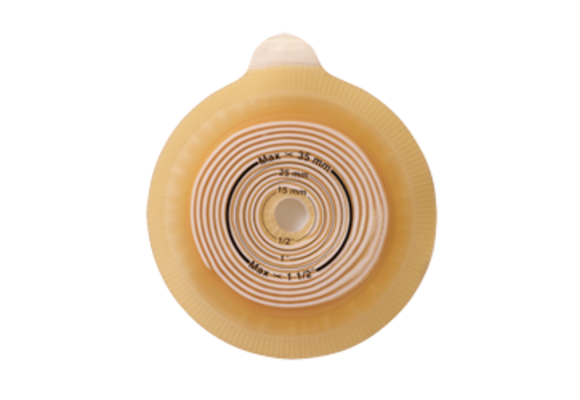 ASSURA PEDIATRIC SKIN BARRIER, CUT-TO-FIT UP TO 1 3/8IN (35MM) BX/5