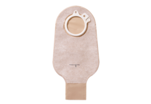 ASSURA TRANSPARENT DRAINABLE POUCH, FLANGE SIZE 2 3/8IN (60MM) BX/10