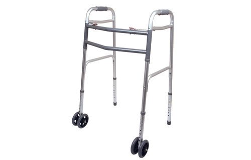 Probasics Bariatric 2-Button Walker with 5-inch wheels