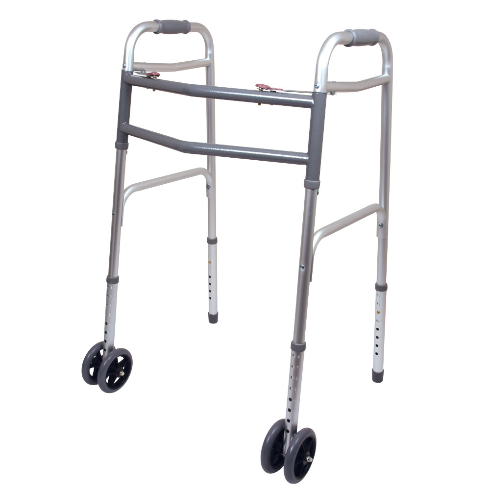 Probasics Bariatric 2-Button Walker with 5-inch wheels