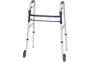 Probasics Sure Lever Release Folding Walker with 5" wheel