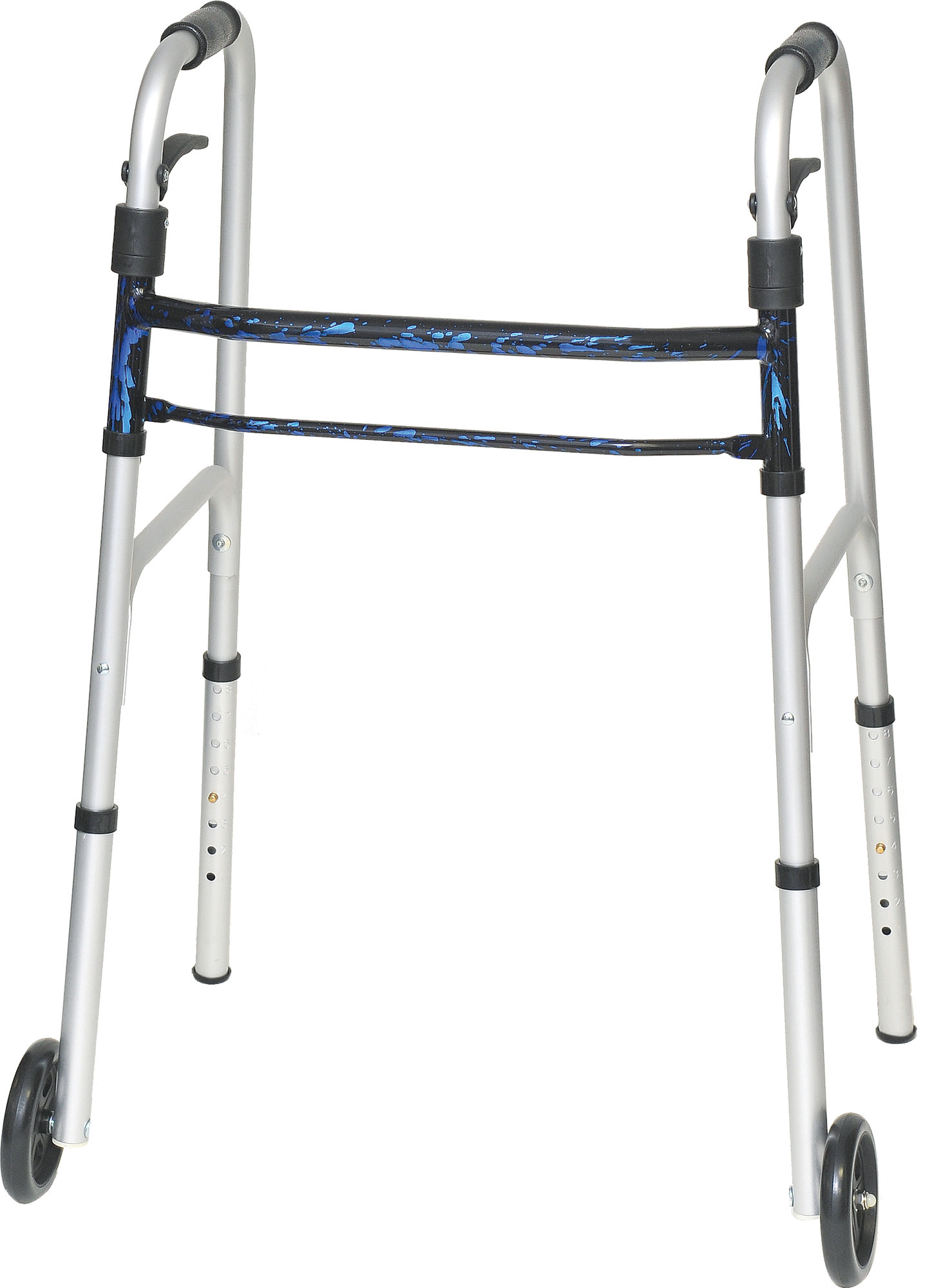 Probasics Sure Lever Release Folding Walker with 5" wheel