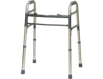 Probasics Aluminum Two-Button Relese Folding walker without wheels