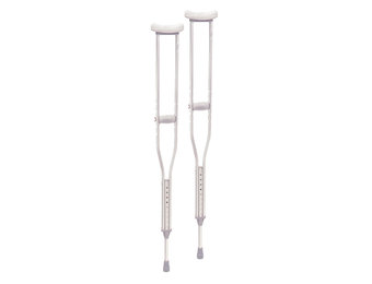 Drive Push-Button Aluminum Crutches