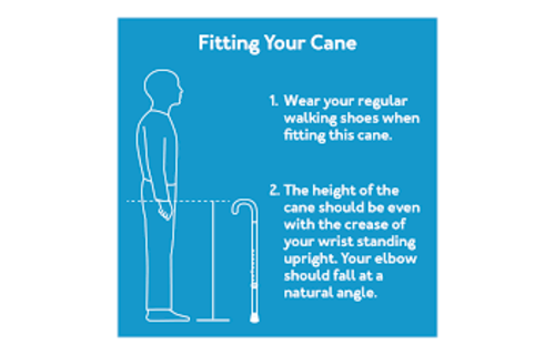 Carex small Base Quad Cane with soft Grip Derby Handle