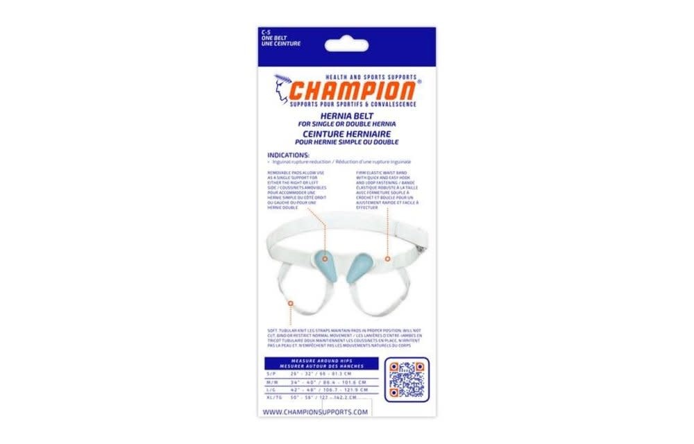 Champion Hernia Belt Single/Double Hernia