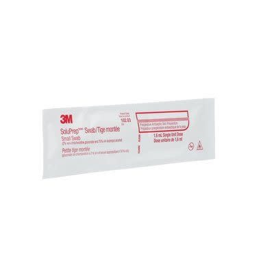 SWABSTICKS CLEAR SOLUTION CHLORHEXIDINE GLUCONATE 2PERCENT
