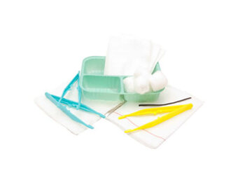 Plastic Sterile dressing tray