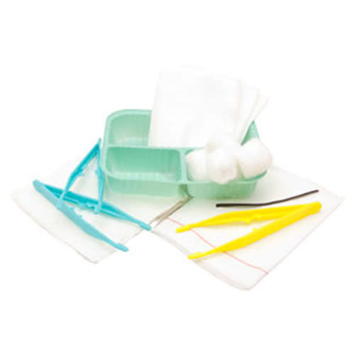Plastic Sterile dressing tray