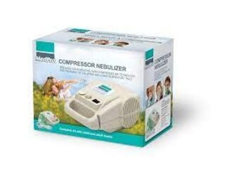 MEDPRO COMPRESSOR NEBULIZER,COMPLETE KIT WITH CHILD AND ADULT MASKS.