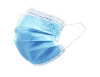 ADULT PROCEDURE MASKS LEVEL 2 BLUE BX/50