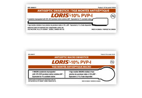SWABS 10 % PVP WITH 1% IODINE LORIS. EA/1