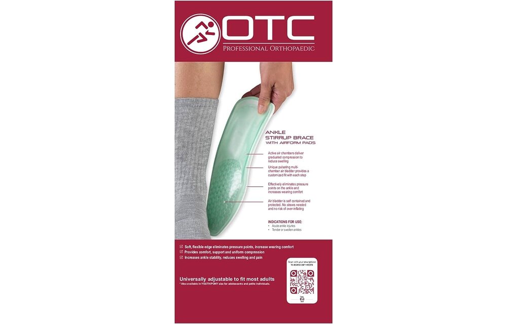 ANKLE STIRRUP BRACE - AIRFORM PADS