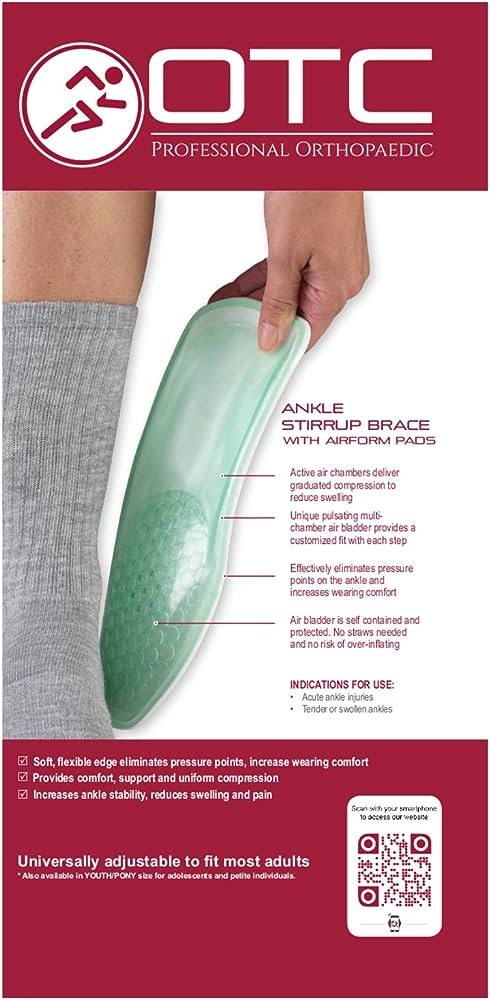 ANKLE STIRRUP BRACE - AIRFORM PADS