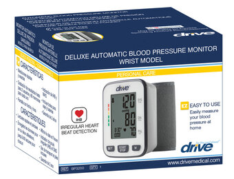 Deluxe Automatic Blood Pressure Monitor, Wrist