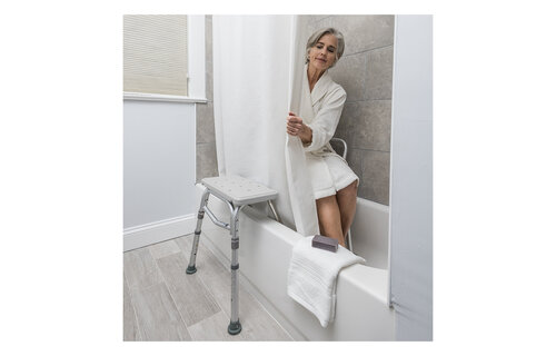 Splash Defense™ Transfer Bench with Curtain Guard Protection