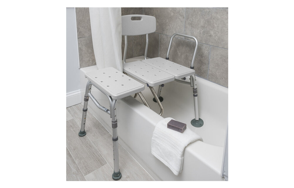 Splash Defense™ Transfer Bench with Curtain Guard Protection