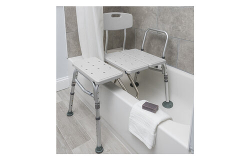 Splash Defense™ Transfer Bench with Curtain Guard Protection