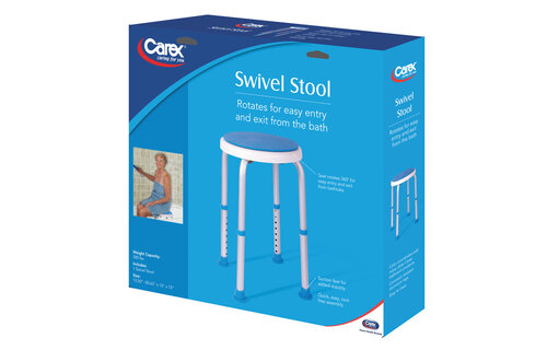 CAREX SWIVEL SHOWER STOOL