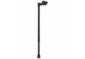 PCP PALM HNDL CANE ADJUSTABLE BLACK RIGHT HAND