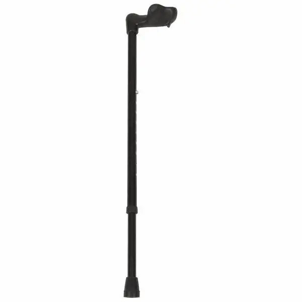 PCP PALM HNDL CANE ADJUSTABLE BLACK RIGHT HAND