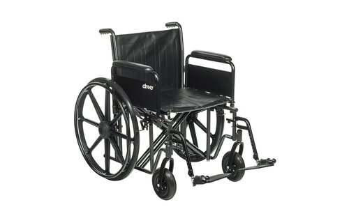 Bariatric Sentra EC Heavy-Duty Wheelchair 22”
